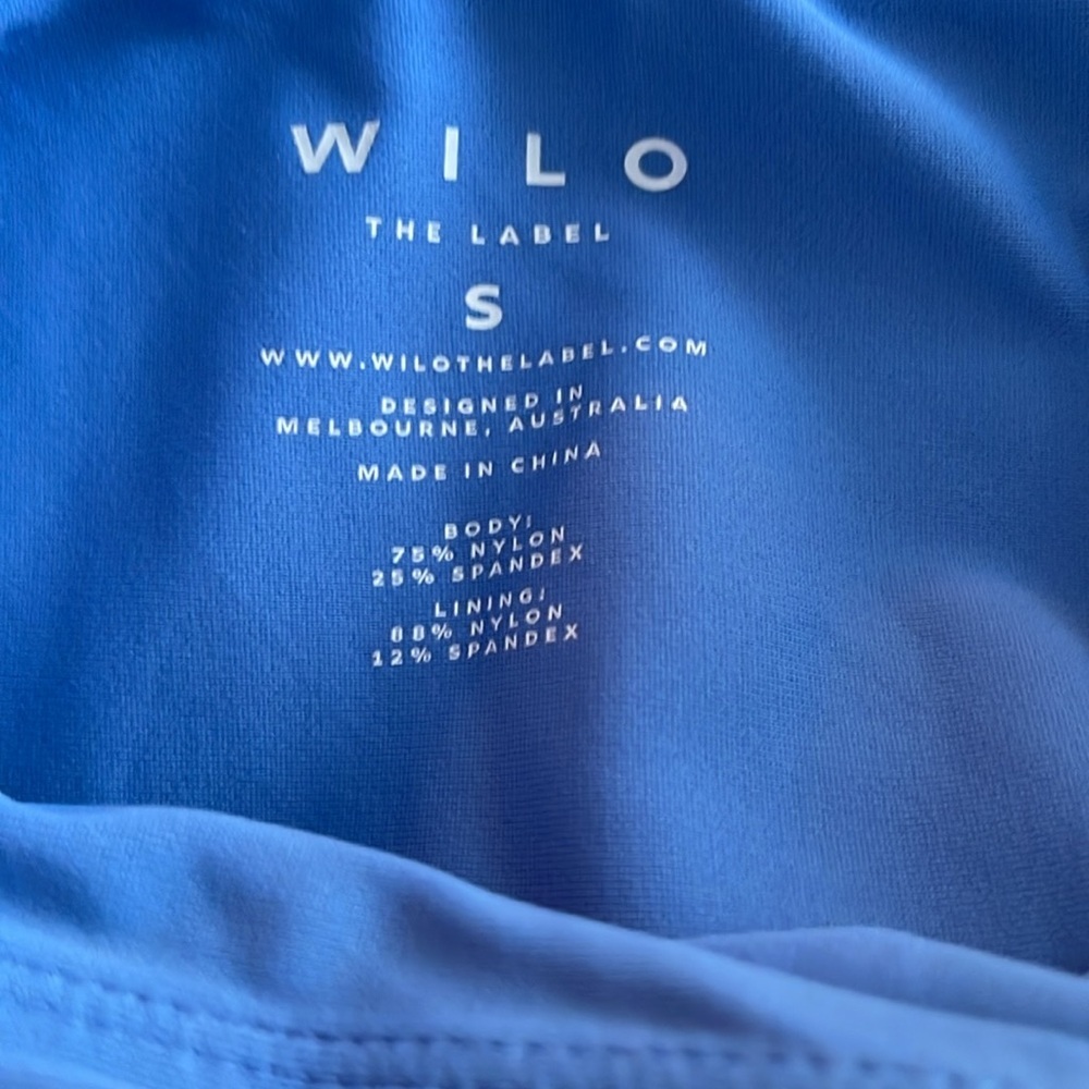 Will Light Blue One-Piece Swimsuit size S - Picture 4 of 4